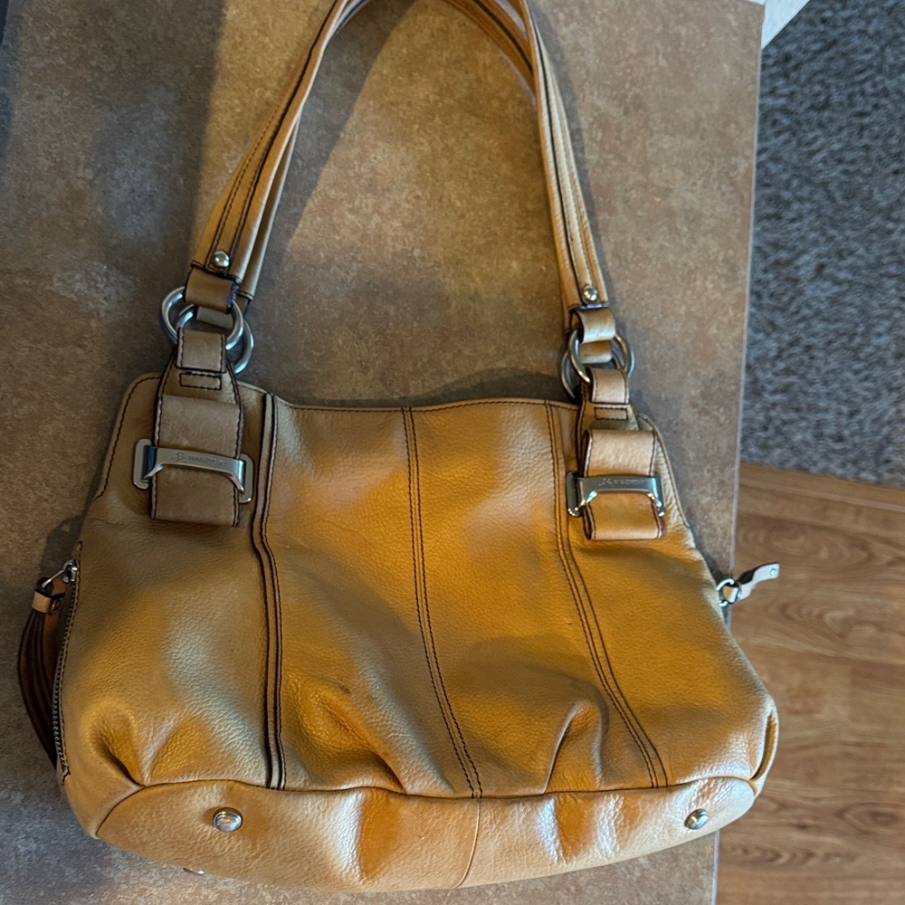B. Makowsky Animal Print Handbag